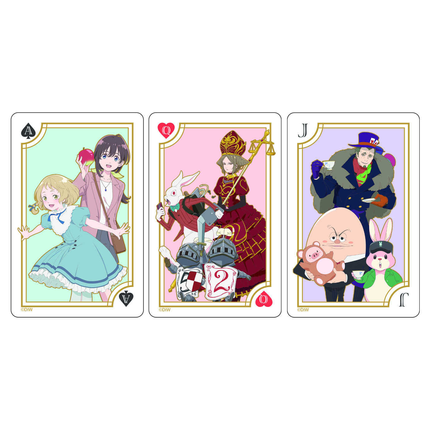 不思議の国でアリスと-Dive in Wonderland- ステッカー3種セット