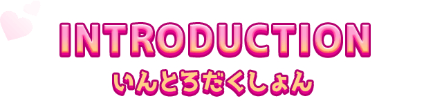 INTRODUCTION いんとろだくしょん