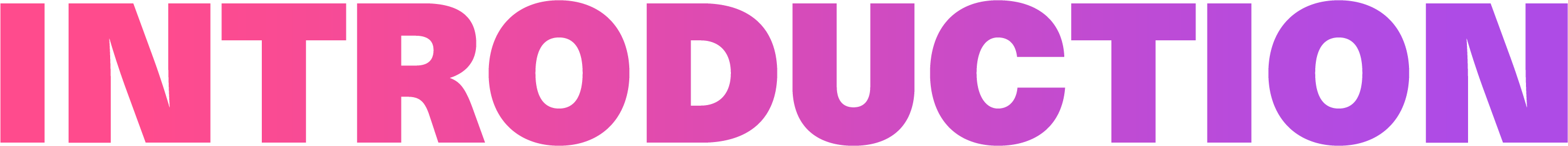 INTRODUCTION