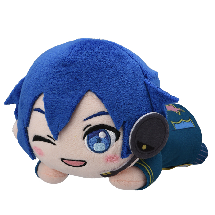 「劇場版プロジェクトセカイ 壊れたセカイと歌えないミク」 寝そべり ぬいぐるみ“ワンダーランドのセカイのKAITO”
